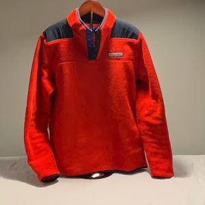 Vineyard Vines Harbor Fleece 1/4 Snap Pullover